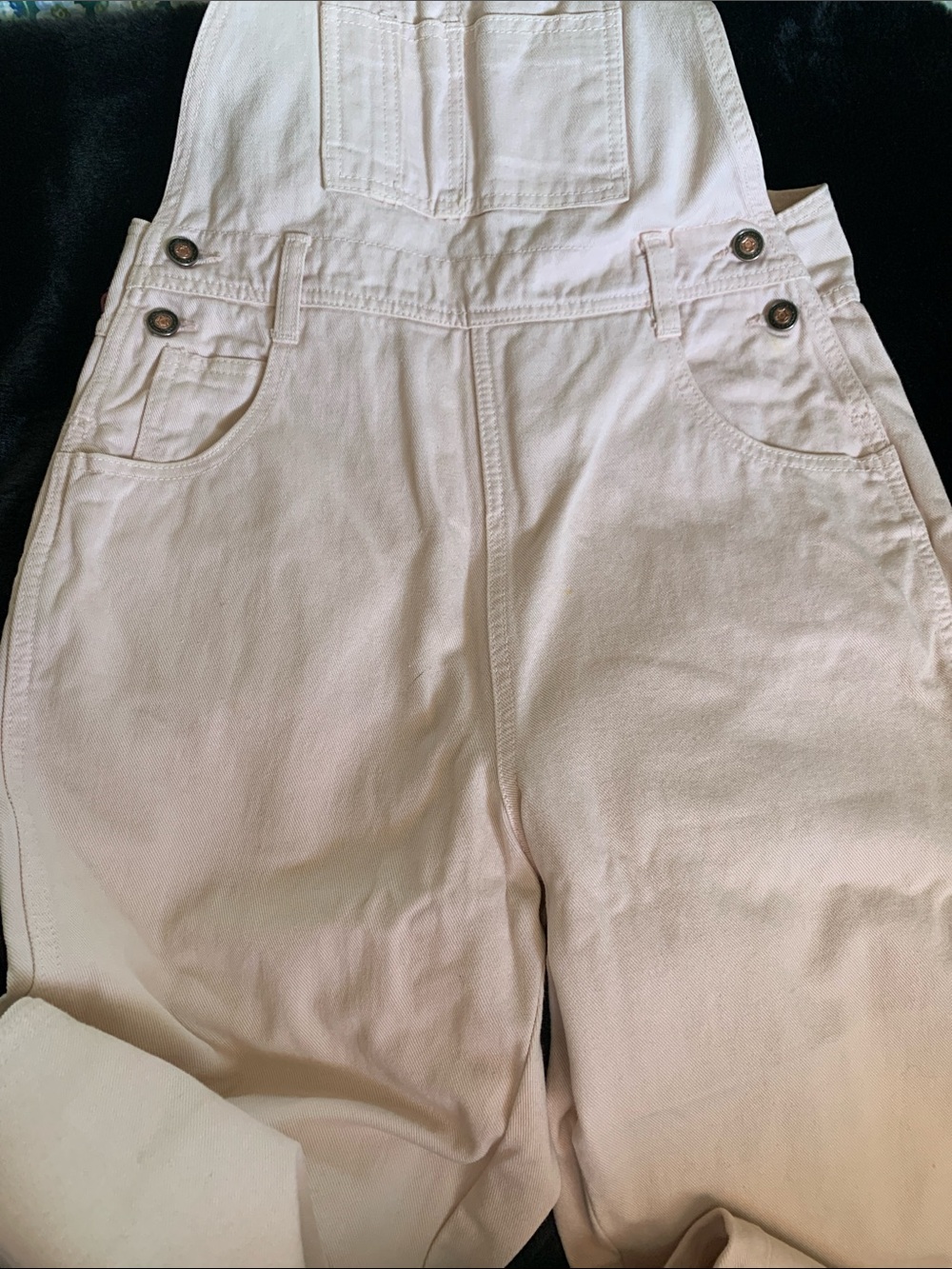 🌸 RARE Vintage 90s Victoria's Secret London Jeans Baby Pink Overalls ✨ - Picture 6 of 10
